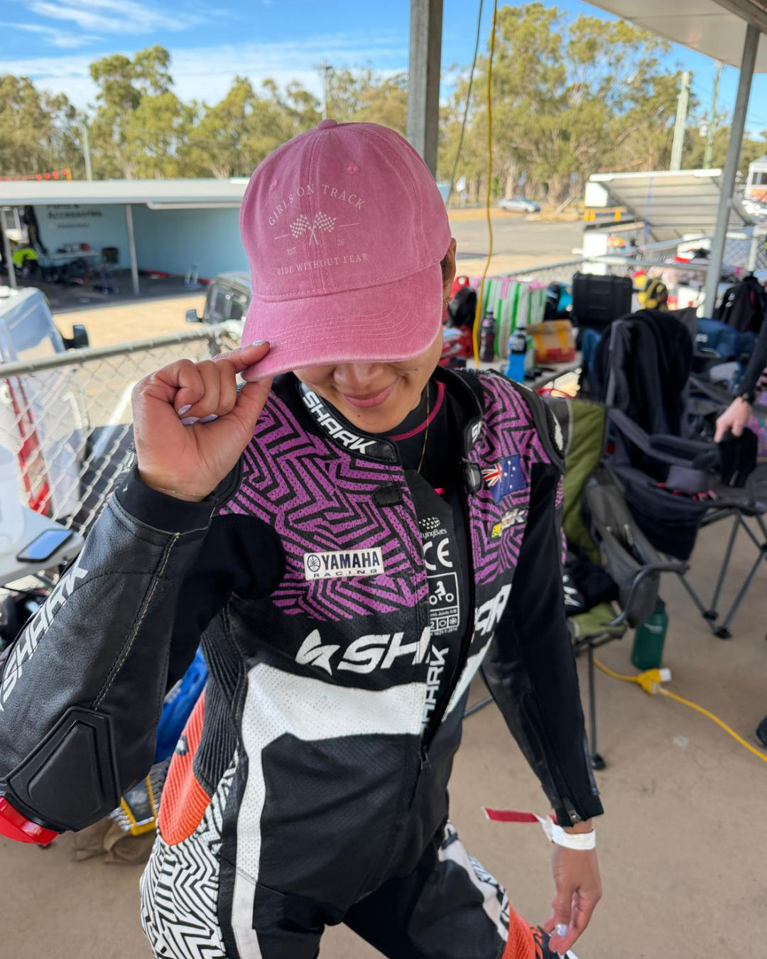Ride Without Fear Acid Wash Hat