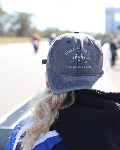 Ride Without Fear Acid Wash Hat