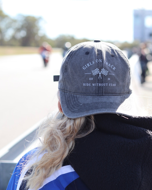 Ride Without Fear Acid Wash Hat